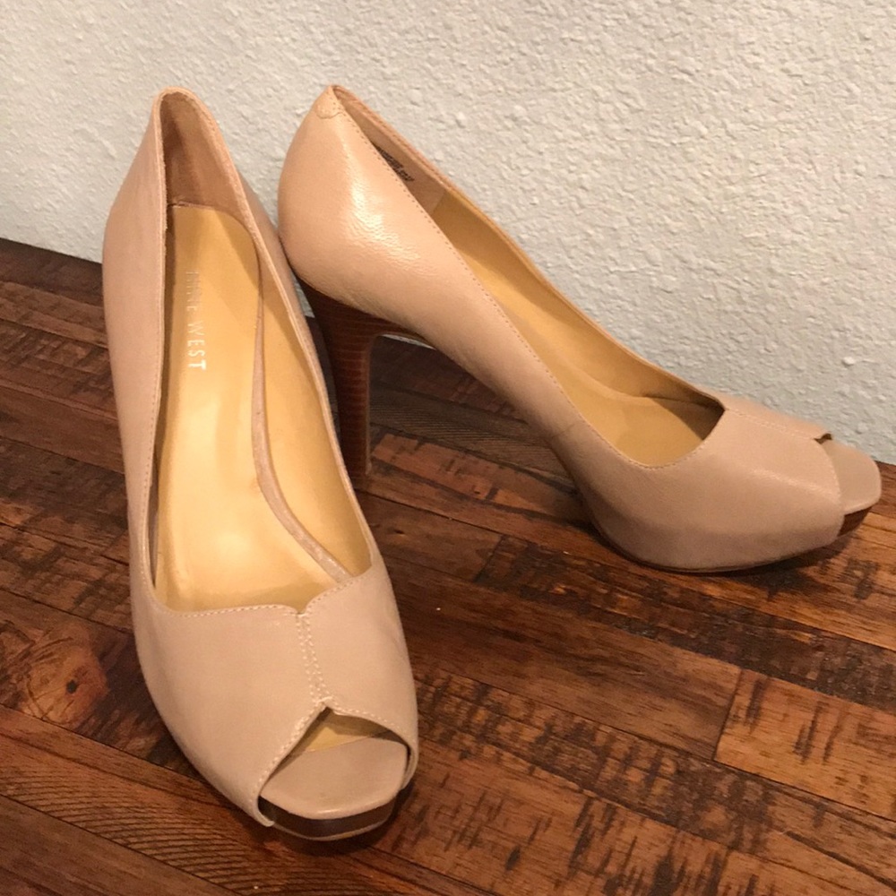 Nine West platform heels.
